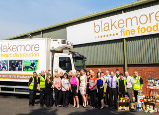 Blakemore Fine Foods truck and depot